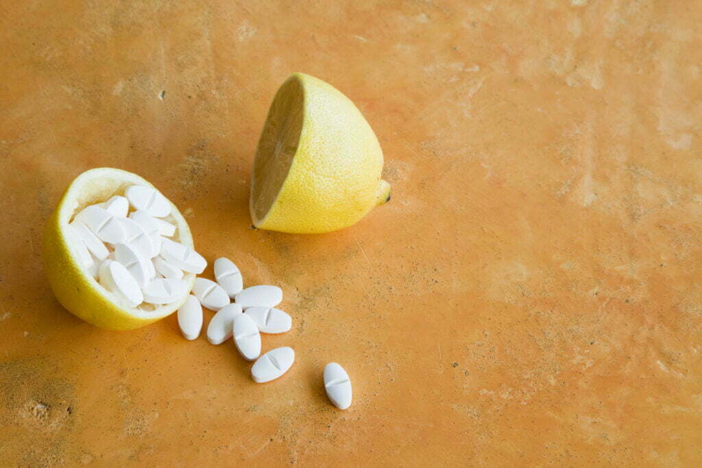 citron og piller